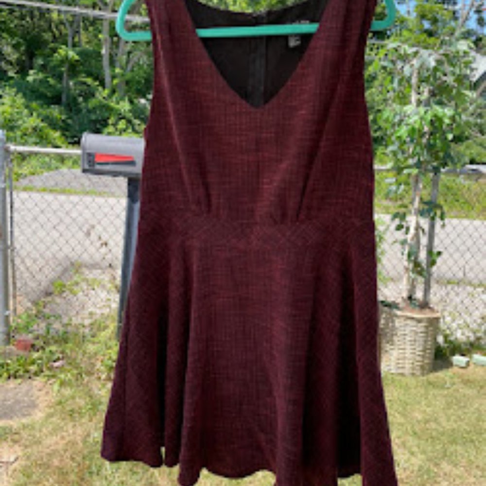 Pink and Black Plus Forever 21 Skater Sleeveless Dress
